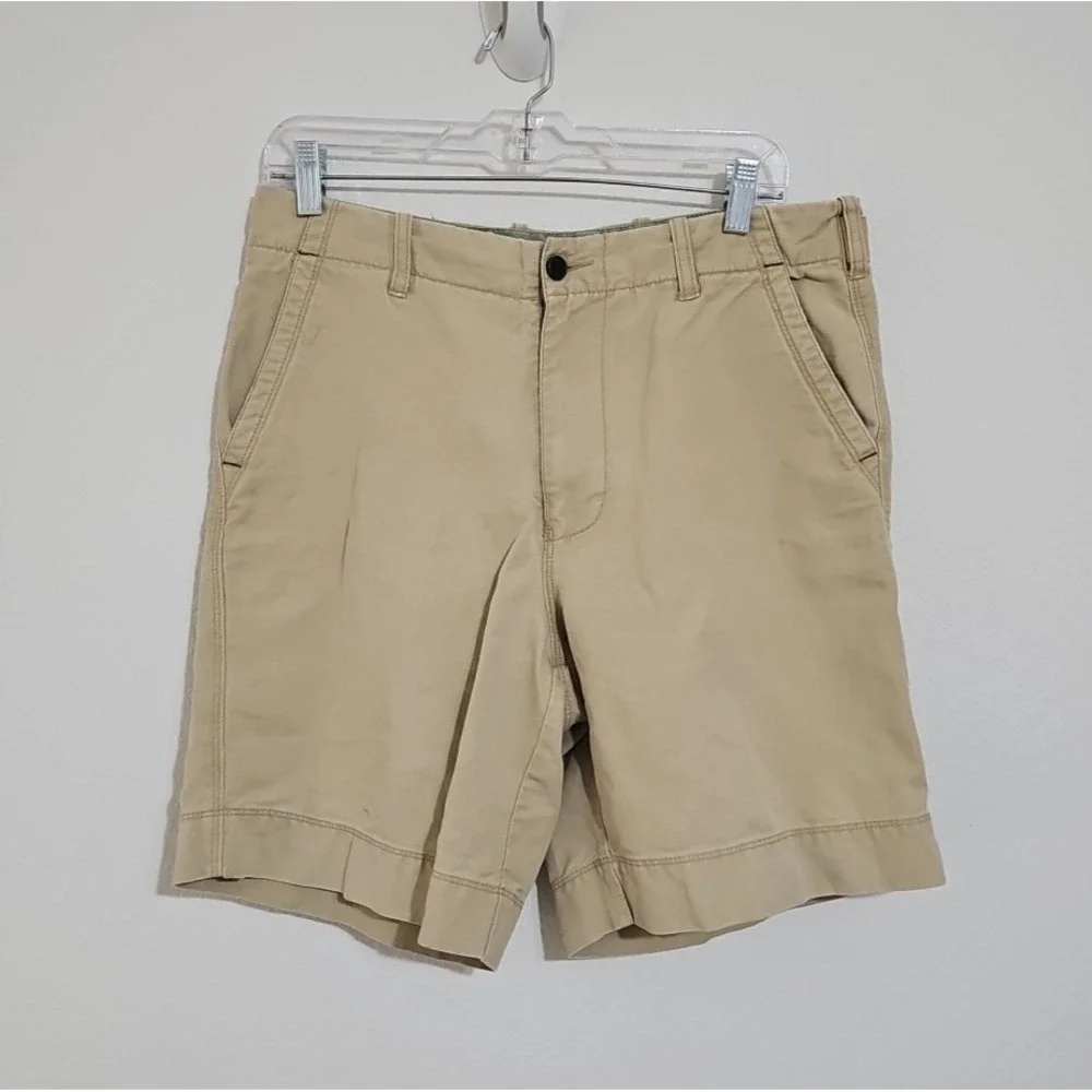Men's Tommy Bahama Relax Linen Blend Flat Front Chino Shorts Green Size 32‎